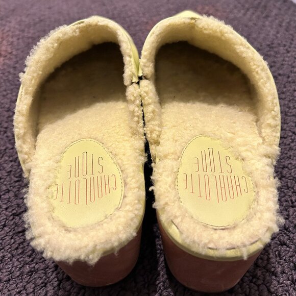 Charlotte Stone Martino "Acid Puff" Leather Clogs SZ 13 - Picture 6 of 9